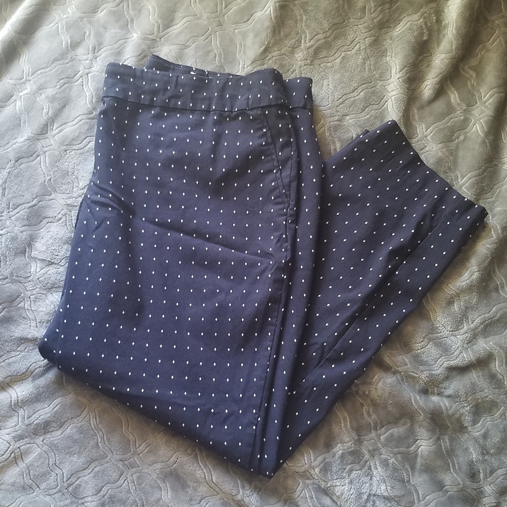 LAST MARKDOWN 💥 Navy Patterned Pants